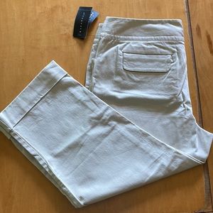 Rafaella kaki stretch capris 12